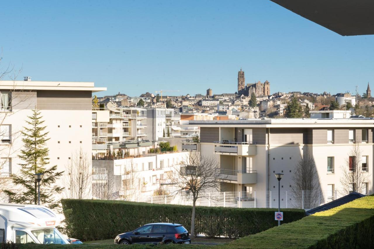 Le Clos Bellevue Appartement T3 Parking + Piscine 罗德兹 外观 照片